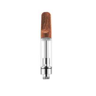 VFW4 0.5ml 0.8ml 1.0ml Empty Cbd HHC Vape Cartridge Wood Tips Ceramic Coils