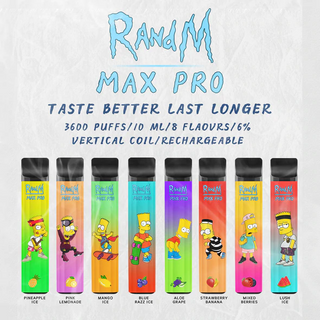 RandM Max Pro 3600 Puffs Disposable Vape Ecigarette