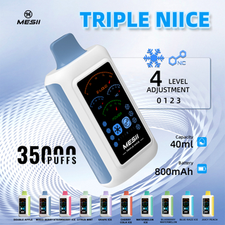  Mesii Triple Niice 35000 Puffs Ice Nic Control Disposable Vape