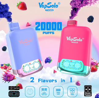 Vapsolo Twins 20000 Puffs Disposable Vape