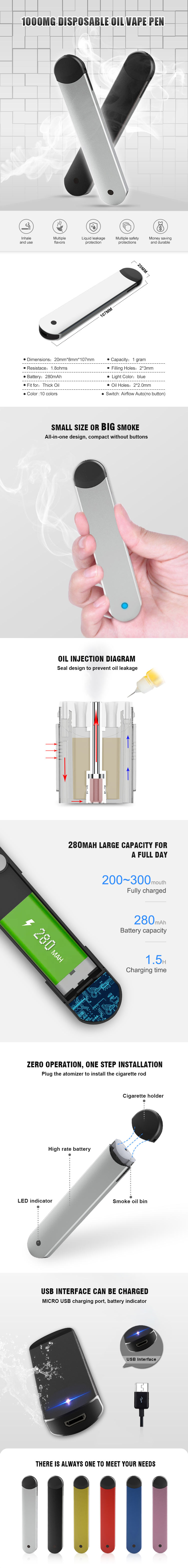 THC Disposable vape pen