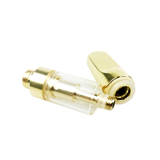 Gold Color Empty Vape Cartridge 510 Thread 0.8ml