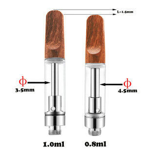 510 HHC Oil Vape Cartridge Wood Tip Custom