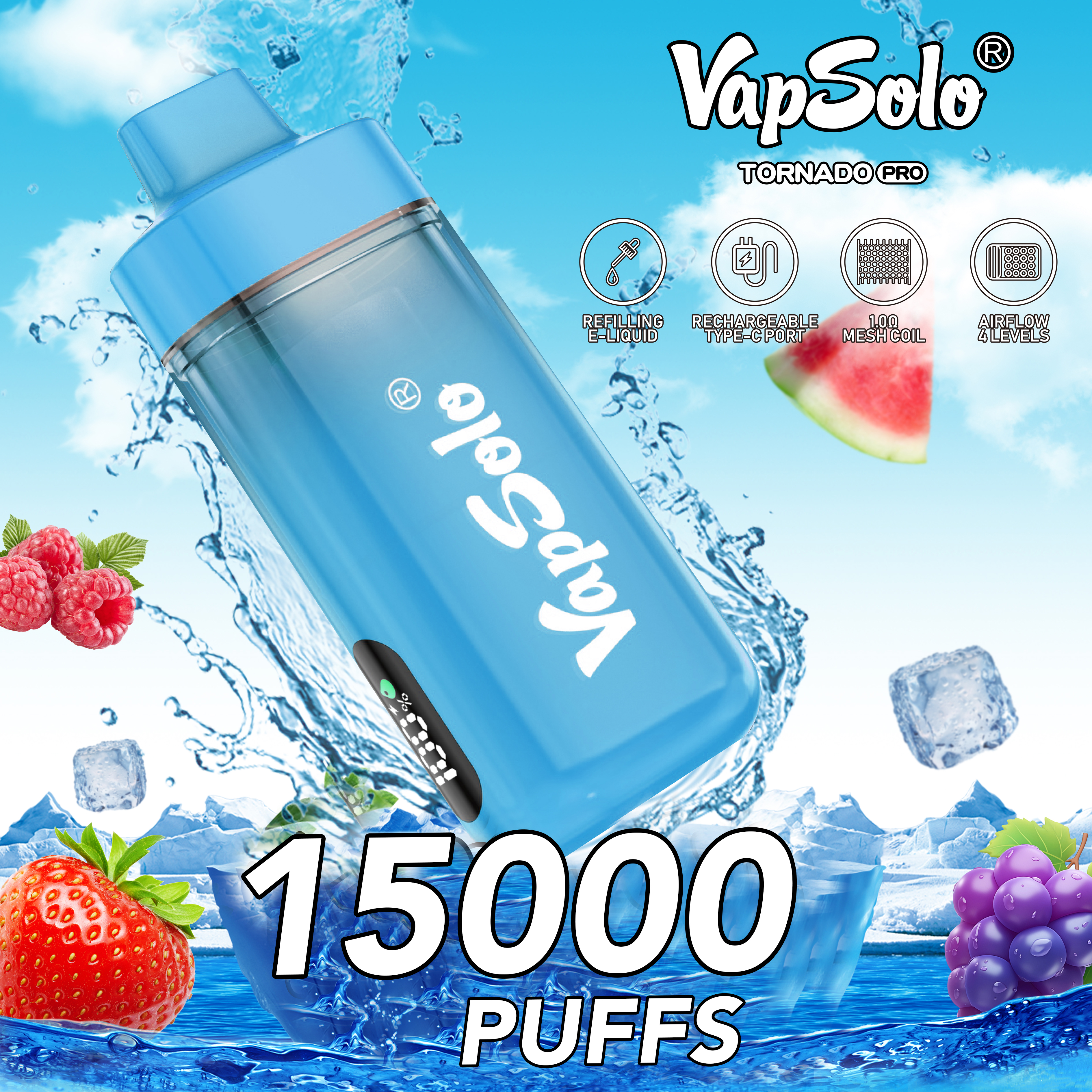 vapsolo TORNADO PRO 15000 Puffs (5)