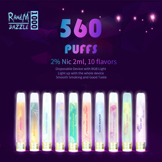 RandM Dazzle 1000 Disposable Vape 560 Puffs Ecigarette