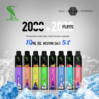 Supbliss Switch 4000 Puffs Disposable Vape 2000 Puffs 2 in 1