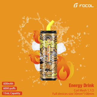 Buy Best Custom Nicotine 6000 Puffs Rechargeable Disposable Device