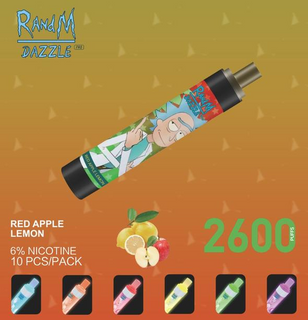 RandM Dazzle Pro Disposable Vape 2600 Puffs 6% Nicotine Ecigarette