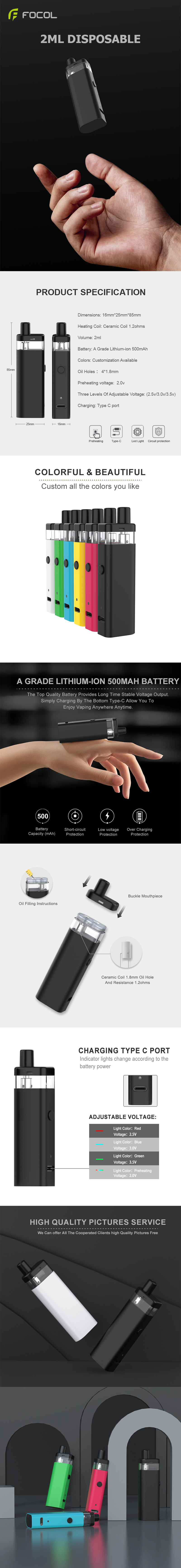 2ml cbd thc hhc hhco hhcp thco d8 d9 d10 empty disposable vape pen 10