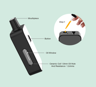 400mah 3 Gram Disposable Vape Pen USA