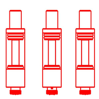 Empty THC Vape Cartridge