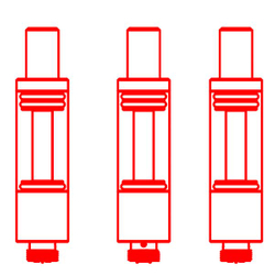 Empty THC Vape Cartridge