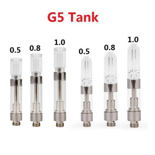 Press On Tip CBD Vape Cartridge G5 1ml THC Oil Tank Custom