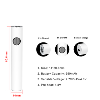 510 Threaded Battery | Custom Vape Pens U.K.