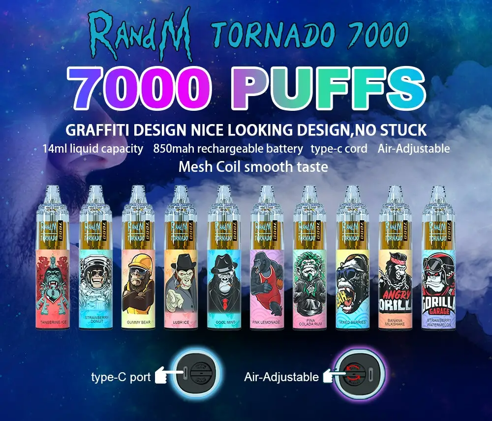 Tornado 7000 puffs Disposable Vape (27)