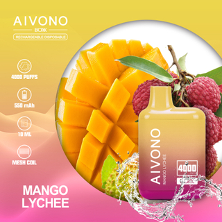 AIVONO 4000 Puffs Box Style AIM BOXX Disposable Vape $3.02